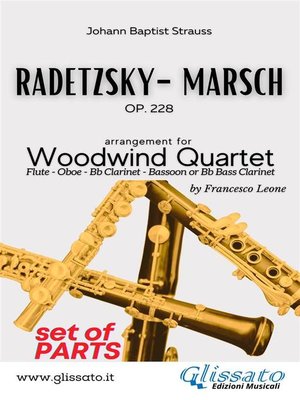 cover image of Radetzky--Woodwind Quartet (PARTS)